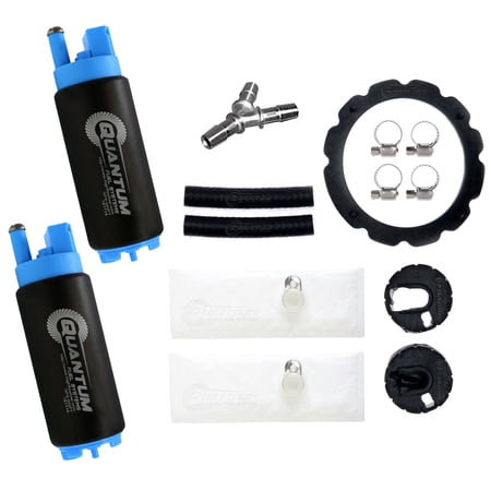 Fits 97-04 Ford Lightning F-150 GSS342G3 Y-Fit Dual 340LPH Fuel Pumps QFS