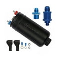 thumbnail image 1 of Quantum Performance 380LPH Inline External E85 Compatible Fuel Pump w/ Inlet Outlet, QFS-606FT, 1 of 4