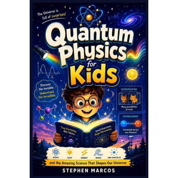 Quantum Physics for Kids: A Fun and Easy Guide to Atoms, Light, Energy, Waves, Tiny Particles, and the Amazing Science T, (Paperback)