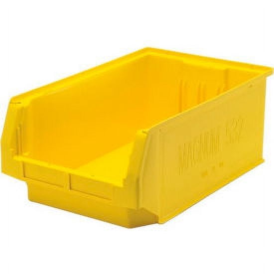 Quantum Storage Systems Bin,Yellow,Polyethylene,7 7/8 in QMS532YL