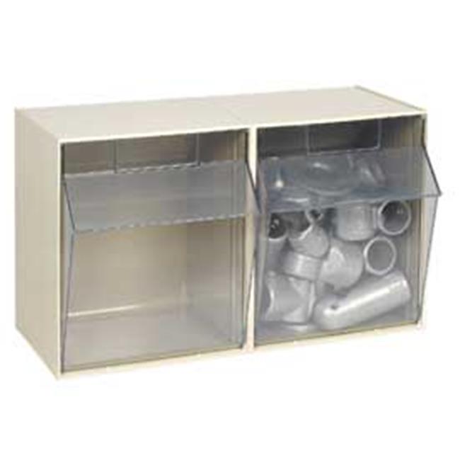 Quantum QTB302 Tilt Out Storage Bin 2 Compartments Ivory