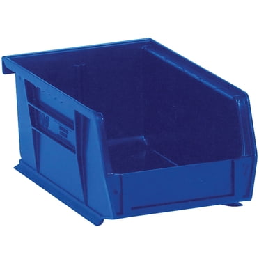 24-Pack Quantum Storage Ultra Stack & Hang Bins – Blue, 4-1/8 X 7-3/8 X 3 Inches