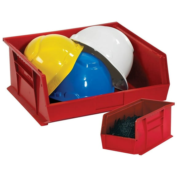 Quantum Storage Systems HangandStackBin,10.875inL,5.5inW,Plastic QUS230RD