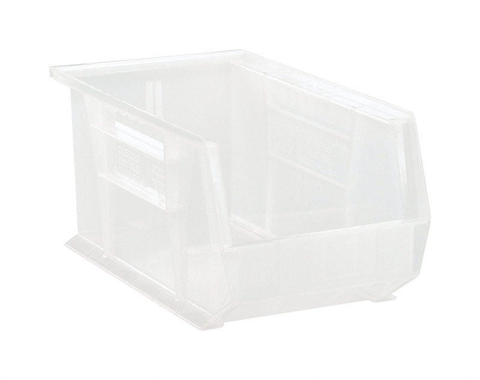 Rectangular Plastic Clear Transparent Storage Box Collection Container  Organizer