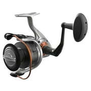 Quantum Reliance Spinning Fishing Reel, Size 40 Reel, Silver/Black