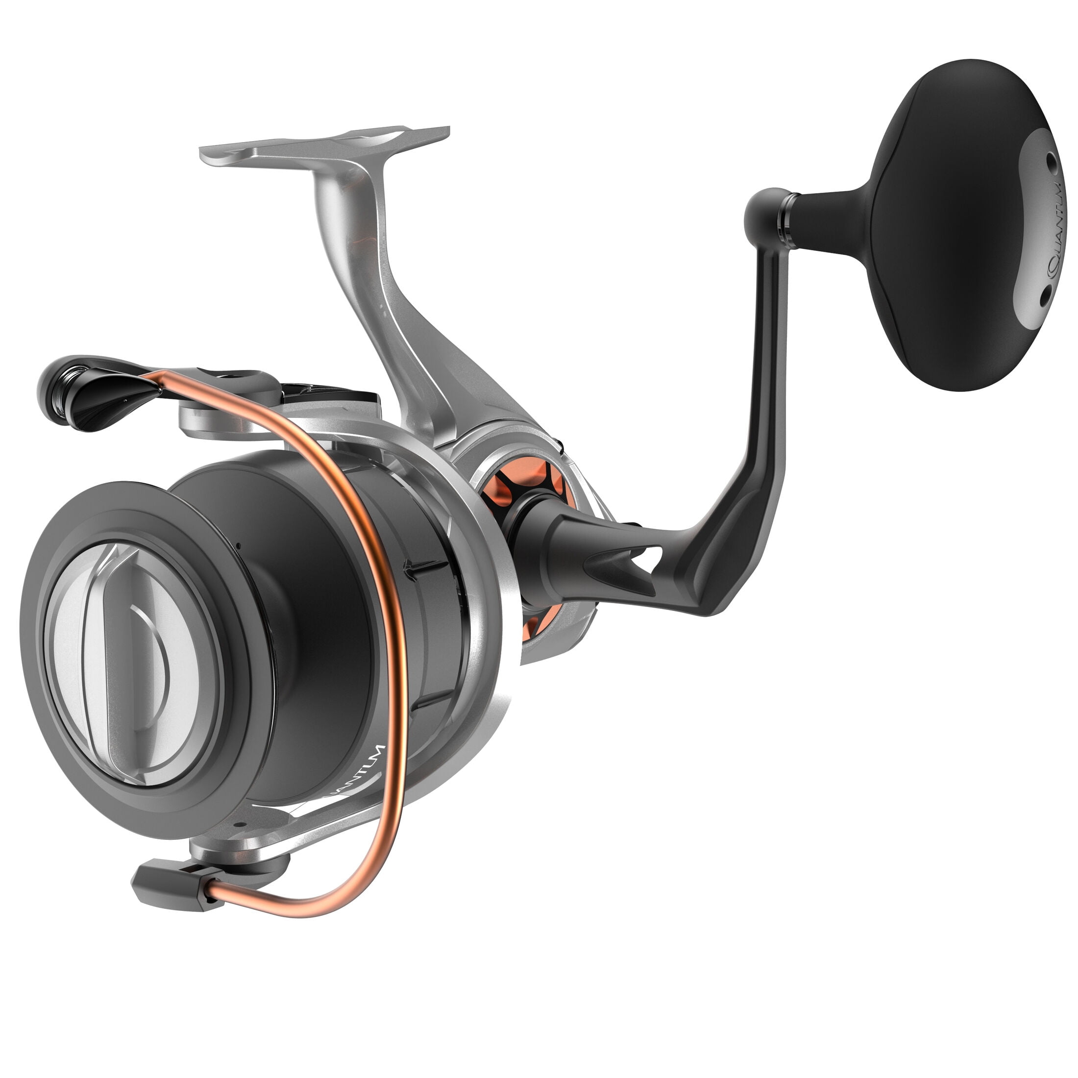 リール D &Q Quantum Reliance Spinning Fishing Reel, Size 65, Silver/Black