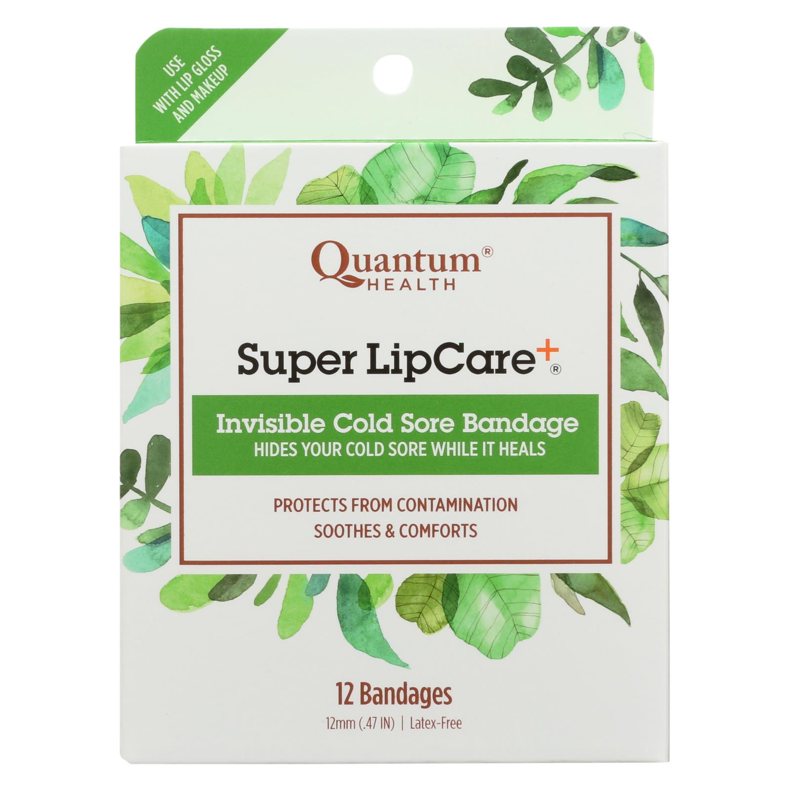 Quantum Research Lipcare Plus Invisible Cold Sore Bandage 12 Count