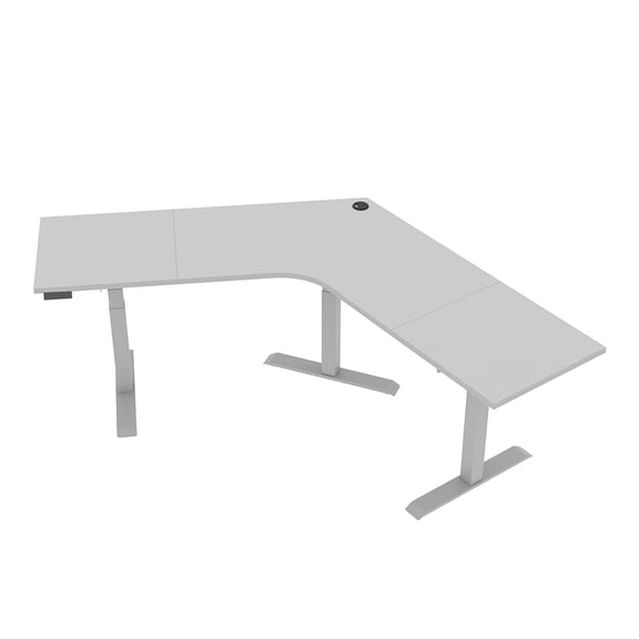 Quantum Series V-Shaped Electric Sit-Stand Desk 120 Degree Workstation