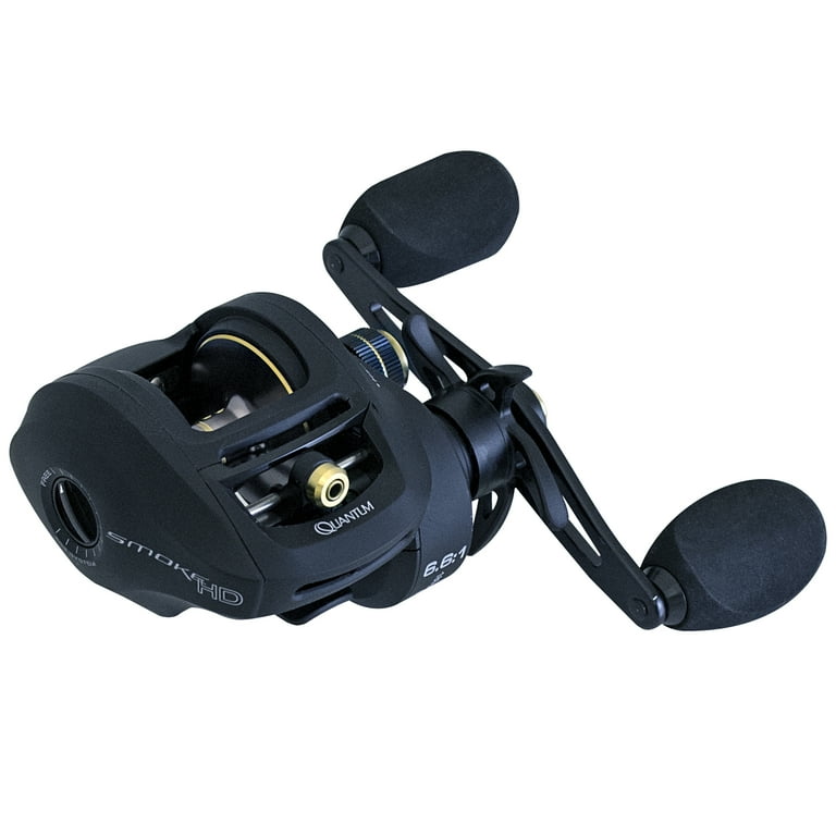 Quantum Smoke Heavy Duty Baitcast Reel 6.6:1 Left Hand