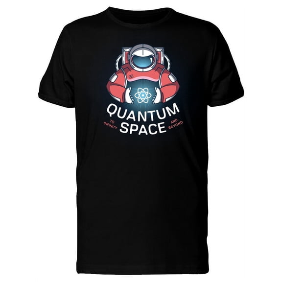 Quantum Space Astronaut T-Shirt Men -Image by Shutterstock, Male Large