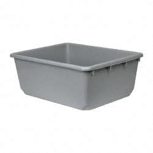 Quantum Storage 100 Lb Load Capacity Gray Polypropylene Tote Container Nesting, 24-1/2" Long x 19" Wide x 9-1/2" High