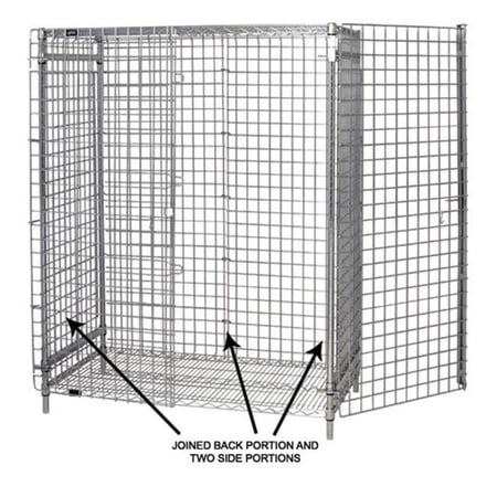 Quantum Storage 246060EPC Security Wire Enclosure Panel, 24 x 60 in.