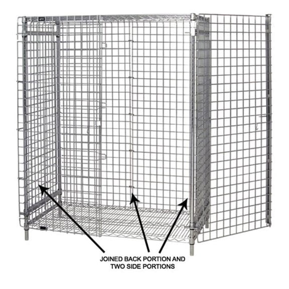 Quantum Storage 246060EPC Security Wire Enclosure Panel, 24 x 60 in.