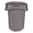 thumbnail image 1 of Quantum Storage CTC-44GY 31.5 in. Round Heavy-Duty Utility 44 gal Polyethylene Container, Gray, 1 of 1