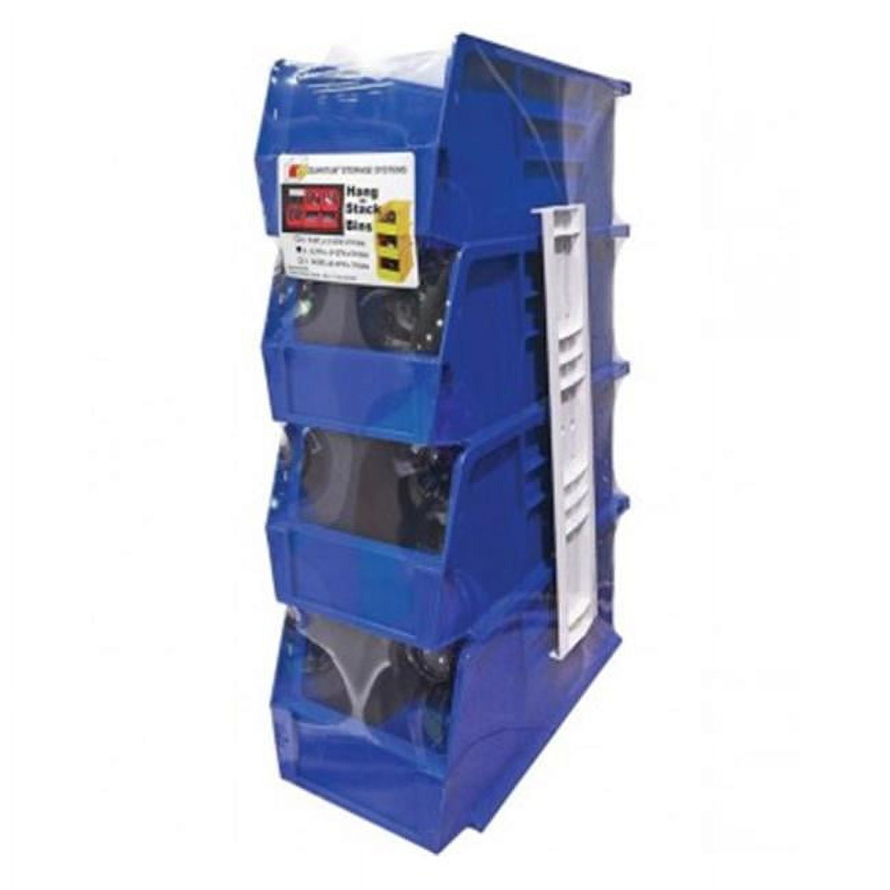 Quantum Storage 5-1/2 in. W X 11 in. H Stack and Hang Bin Polypropylene ...