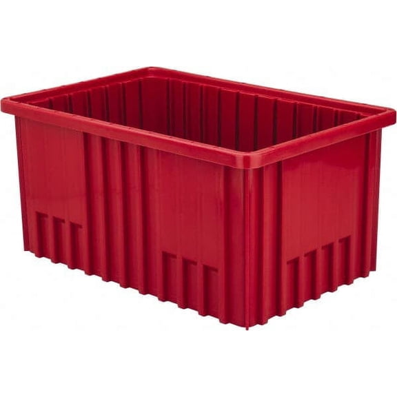 Quantum Storage DG92080 Red Polypropylene Dividable Grid Container