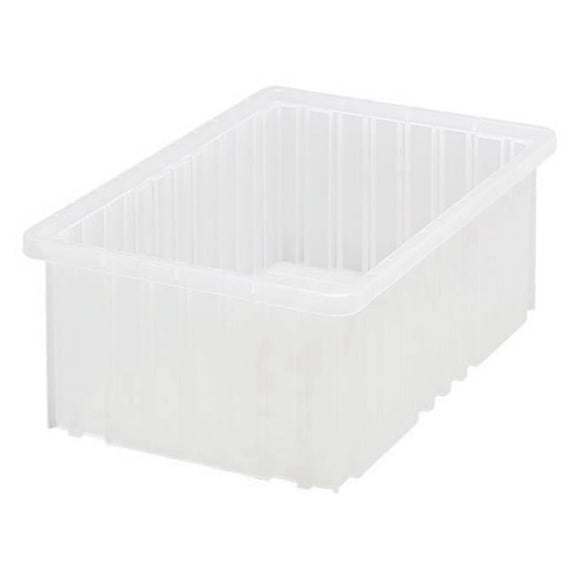 Quantum Storage  Dividable Grid Container - Clear - 16-1/2in.L x 10-7/8in.W x 6in.H