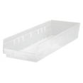 thumbnail image 1 of Quantum Storage  Economy 4 in. Shelf Bin - Clear - 23.62 x 8.37 x 4 in., 1 of 1