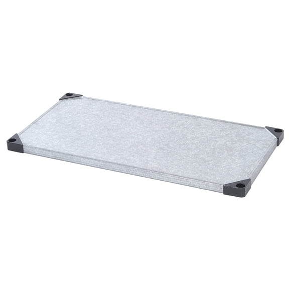 Quantum 178725 Solid Galvanized Steel Shelf - 24 48 inch, Model No.  2448SG