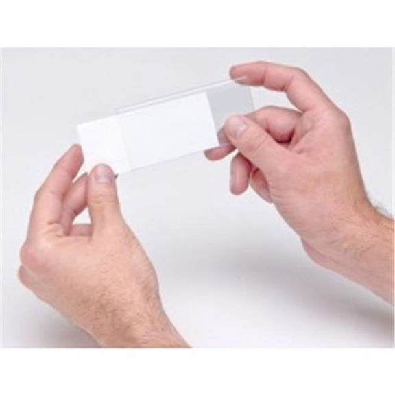 Quantum Storage LTR-2400 Clear Label Holders, 2 x 4 in. with Inserts