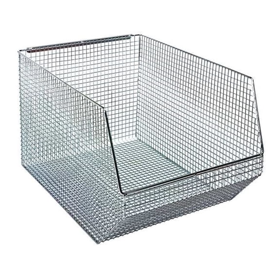 Quantum Storage QMB560C Chrome Wire Mesh Stack & Hang Bins