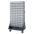 thumbnail image 1 of Quantum Storage QMD-36H-220CL Mobile Louvered Rack With 240 Bins Clear, 1 of 1