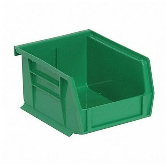 Quantum Storage Systems Hang and Stack Bin,Green,PP,3 in QUS210GN