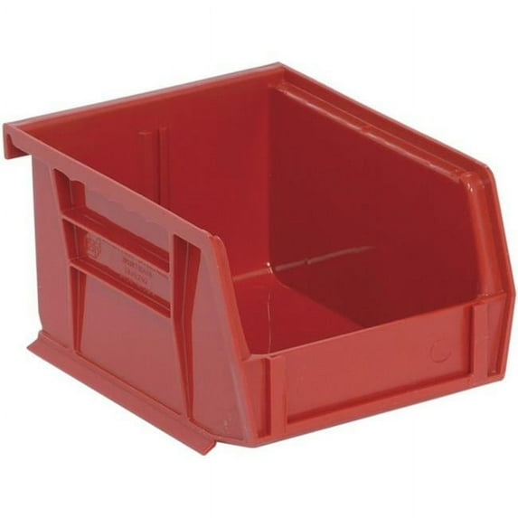 Quantum Storage QUS210RD Ultra Stack & Hang Bin, Red - 5.37 x 4.12 x 3 in.