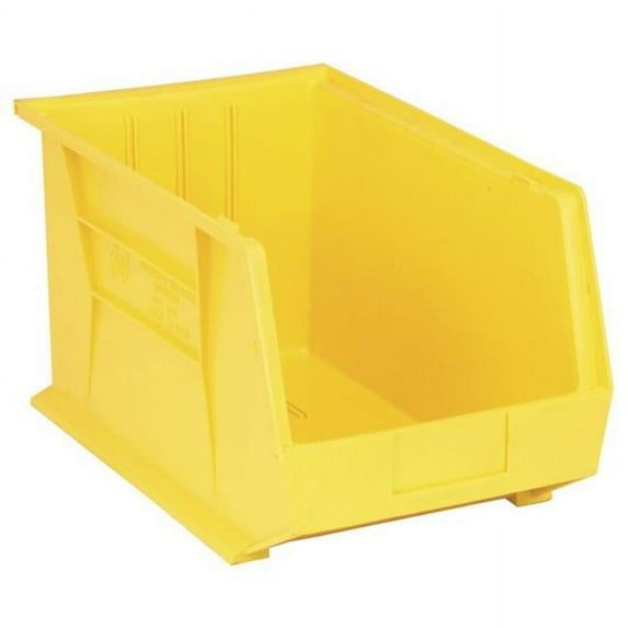 Quantum Storage QUS260YL Ultra Stack & Hang Bin, Yellow - 18 x 11 x 10 in.