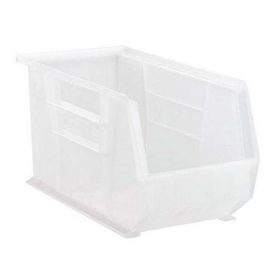 Quantum Storage QUS265CL Ultra Stack & Hang Bin, Clear - 18 x 8.25 x 9 in.