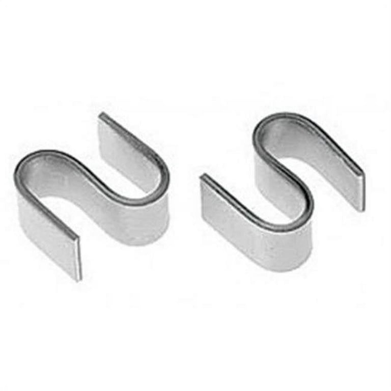 Quantum Storage S HOOK Chrome Wire Shelving S Hooks Set Of 8