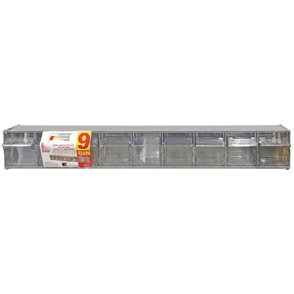 Quantum Storage Systems Small Part Storage Bin RQTB309GY - Plastic - Multicolor