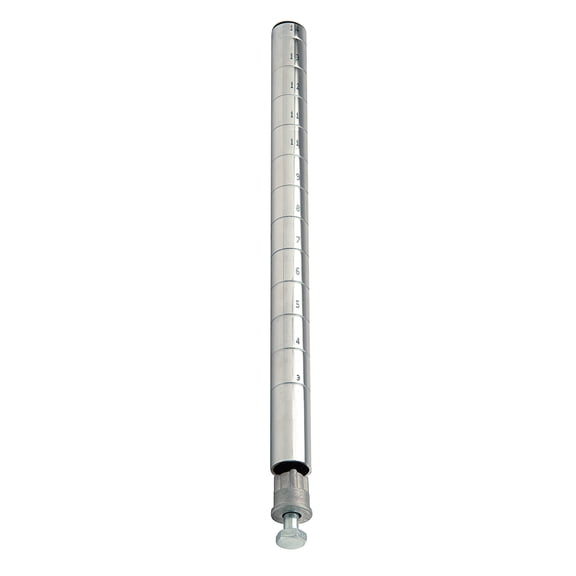 Quantum Storage Systems, 1x34" Wire Stainless Steel Shelving Post - P34S