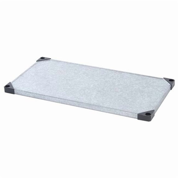 Quantum Storage Stainless Steel Solid Shelves - Stainless Steel - 24 x 36 in.