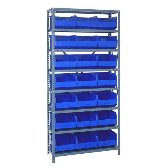 Storage System Image Quantum Storage Systems 1275-425BL Solid Heavy Duty 8 Shelves 75