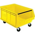 thumbnail image 1 of Quantum Storage Systems 603167YL Mobile Magnum Plastic Stacking Bin, Yellow - 16.5 x 18 x 11 in., 1 of 1