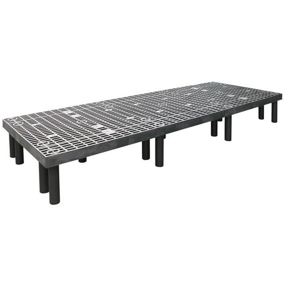 Quantum Storage Systems 963612DPP Polymer Dunnage Rack - 2000 lbs Load Capacity