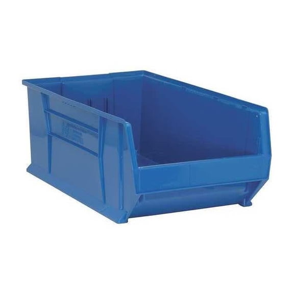 Quantum Storage Systems QUS975BL Hulk Plastic Stacking Bin - 18.25 x 29.85 x 12 in., Blue