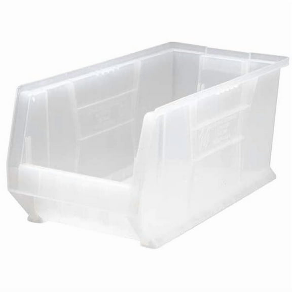 Quantum Storage Systems Bin,Clear,Polypropylene,10 in QUS953CL
