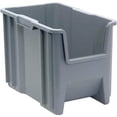 thumbnail image 1 of Quantum Mediacal QTM QGH600GY 17.5 x 10.87 x 12.5 in. Heavy Duty Giant Stack Containers & Accessories, Gray - 4 Count, 1 of 1