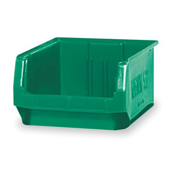 Quantum Storage Systems Bin,Green,Polyethylene,7 7/8 in QMS532GN
