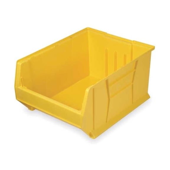 Quantum Storage Systems Bin,Yellow,Polypropylene,12 in QUS975YL