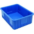 thumbnail image 1 of Quantum Storage® Dividable Grid Container, Blue, 22.5"L x 17.5"W x 8"H, Made in USA, 3-Pack, 1 of 1
