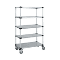 thumbnail image 1 of Quantum Storage Systems Cart, Stem Caster in Carbon Steel Material, Galvanized Color, 1 of 1