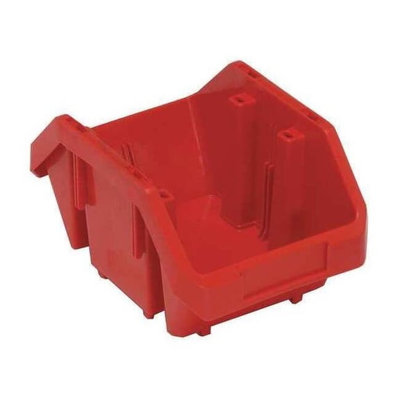 Quantum Storage Systems Cross-Stacking Bin,Red,PP,5 in QP965RD