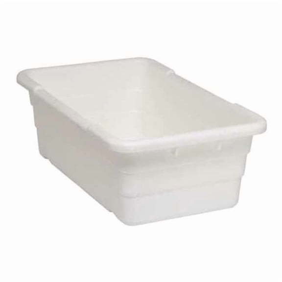 Quantum Storage Systems Cross-Stacking Tote,8 In. H,25-1/8 In. L TUB2516-8WT