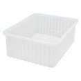 thumbnail image 1 of Quantum Storage Systems Dividable Grid Container, 22-1/2"L x 17-1/2"W x 8"H, clear, Made in USA, 1 of 3