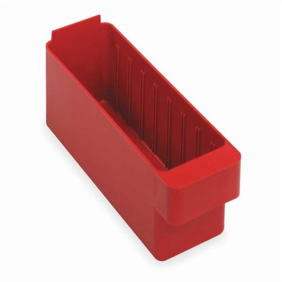 Quantum Storage Systems Drawer Bin,Red,Polystyrene,4 5/8 in QED501RD