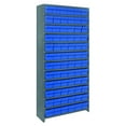 thumbnail image 1 of quantum storage systems cl1875-602bl bin shelving unit,blue,with (72) 1ntt5, 1 of 1