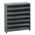 thumbnail image 1 of Quantum Storage Systems Enclosed Shelving Unit, Solid in Carbon Steel Material, Galvannized Color, 1 of 1